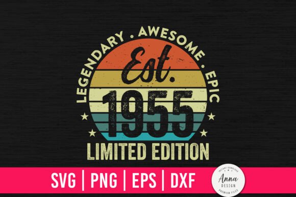 Est. 1955 Limited Edition 69th Birthday Graphics