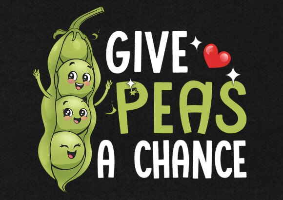 Give Peas a Chance T-shirt Graphics and T-Shirt Designs