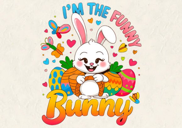 I'm the Funny Bunny T-shirt Graphics