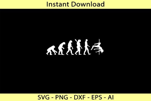 Pole Dance Evolution Graphics for T-Shirt Designs