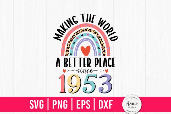 Since 1953 71st Birthday Gifts Graphics