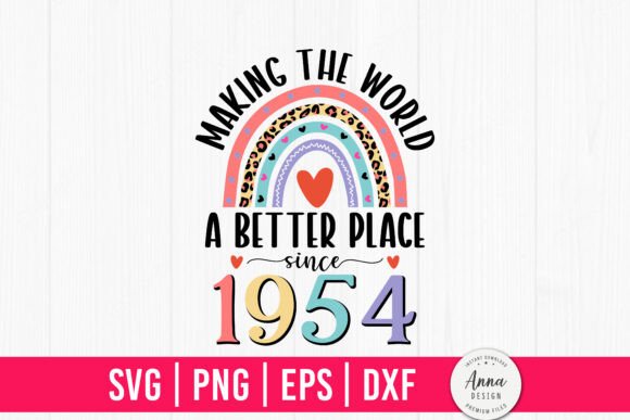 Since 1954 70th Birthday Gifts Graphics